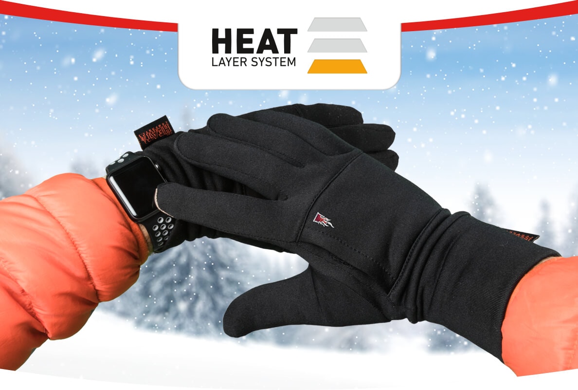 1ère couche : <strong>Liner </strong><br>Sous-gants