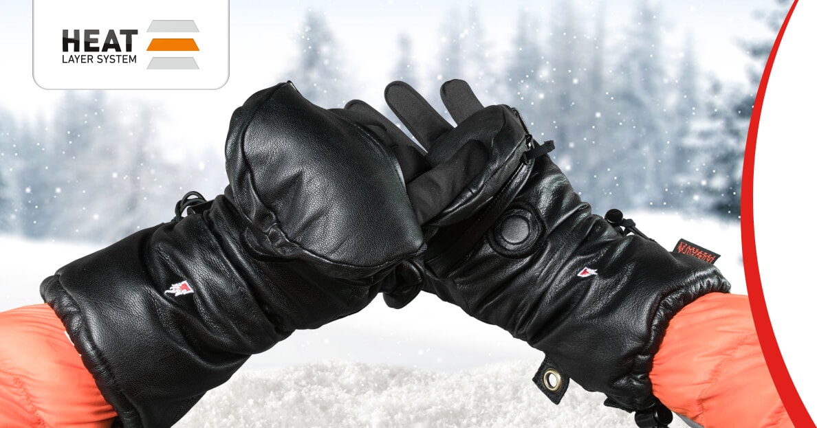 Guantes Impermeables Hombre Guantes Nieve The Heat Company Shell Manoplas Guantes Snowboard Hombre Guantes Esqui Hombre & Mujer sin Liner Guantes Invierno Hombre & Mujer 