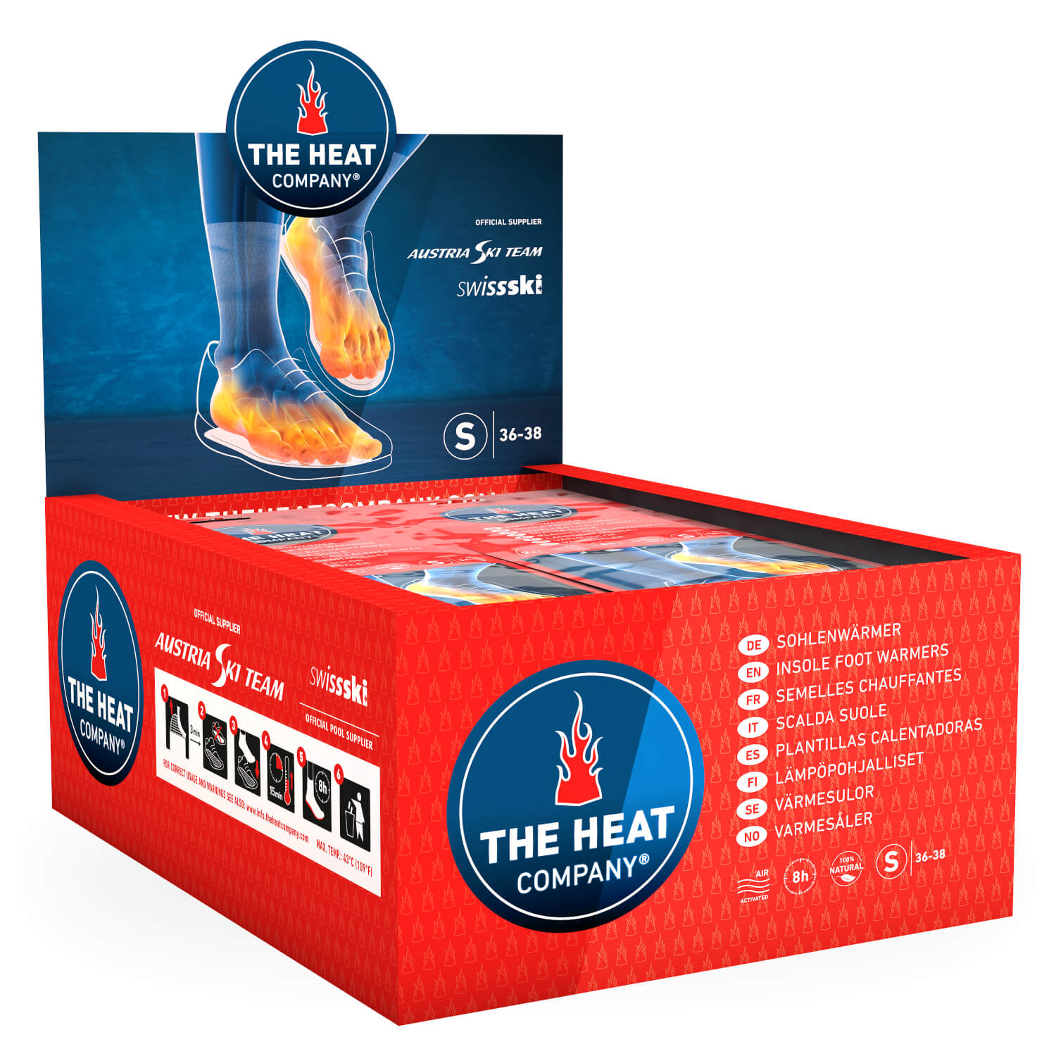 Hot Foot Warmer Insoles Body Warmers Feet Toe Insole Heat Gloves Warming Pads 