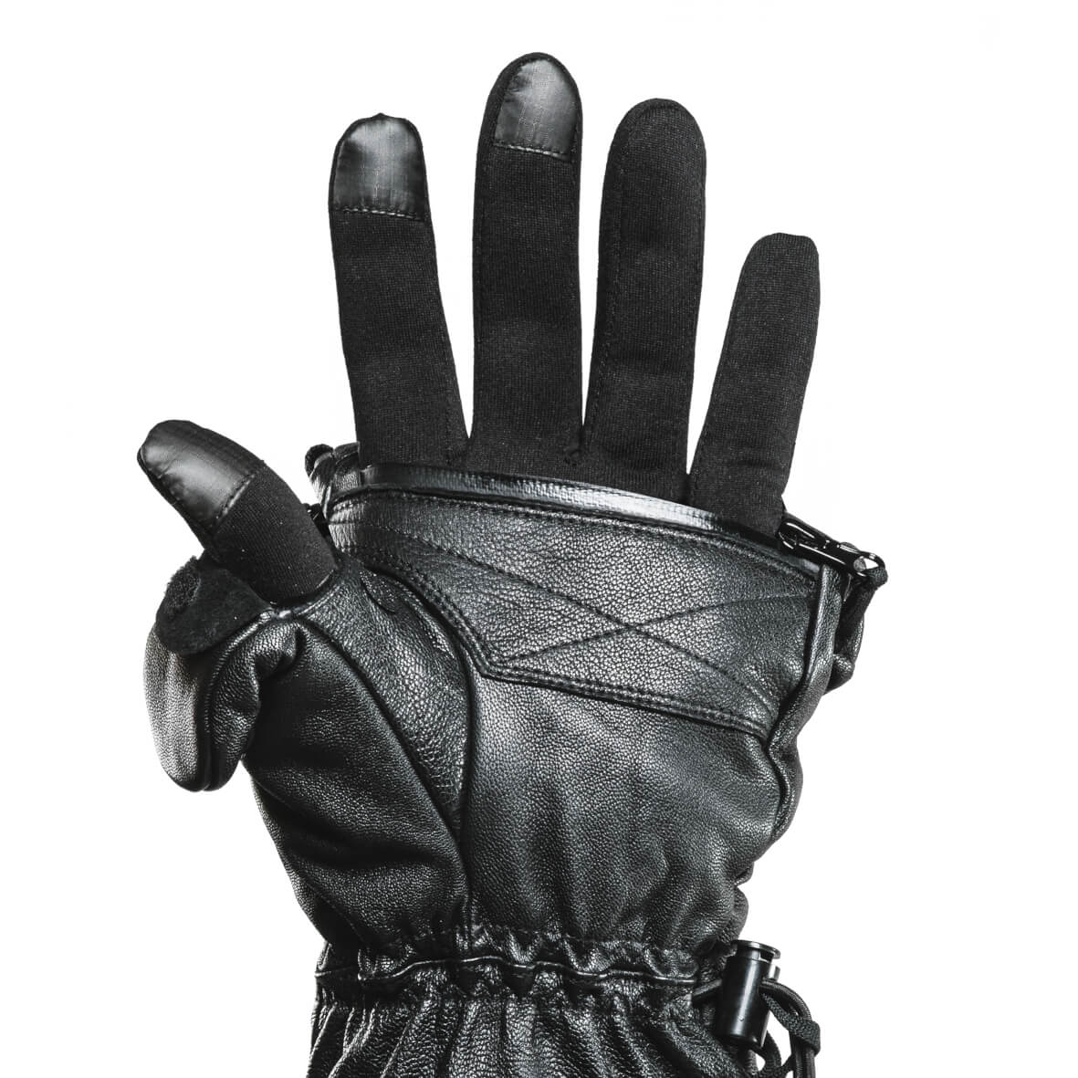 Shell Full Leather: 2nd Layer mitten gloves | THE HEAT COMPANY®
